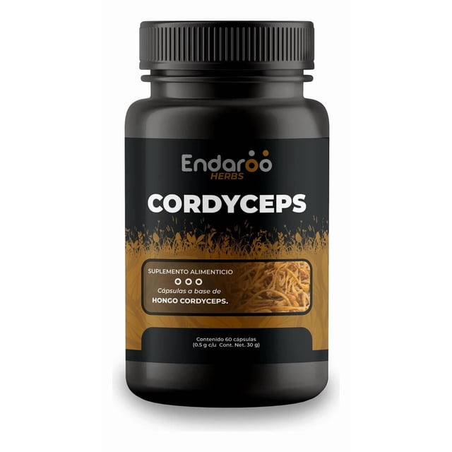 Cordyceps Adaptogeno Suplemento Natural 60 Cápsulas