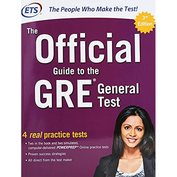 Pre-Owned The Official Guide to the GRE General Test, Third Edition (Paperback) 1259862410 9781259862410