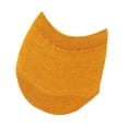 thumbnail image 2 of Women's Half Toe Invisible Socks, Open Toe No-Show Liner Socks, For Ballerina Flats, Mules, Sandals, 1-Pair Pack Yellow 1 pair, 2 of 2