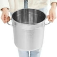 thumbnail image 4 of 12.7 Quarts Stock Pot with Lid, Large Pots for Cooking Stainless Steel Stockpots Deep Cooking Pot Canning Cookware Heavy Duty Induction Soup Pot (12.7 Quart), 4 of 17
