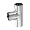 thumbnail image 4 of T Joint Duct Splitter, 1 Inch 3 Way Duct Welding Connector T Shape Metal Exhaust Pipe Splitter Fitting Round, 4 of 6
