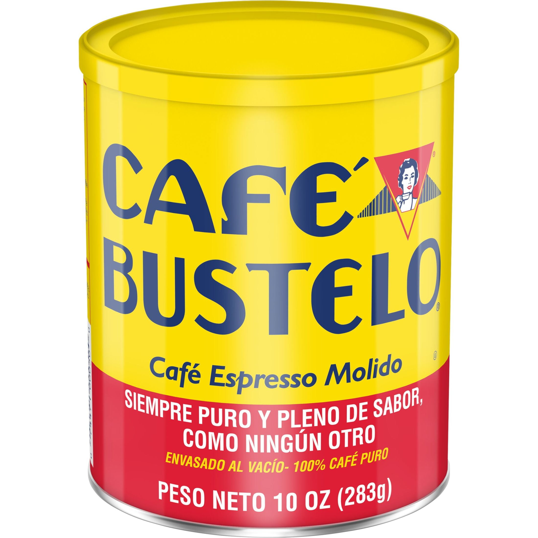 Cafe Bustelo, Café Molido Tostado Oscuro Estilo Espresso, Lata de 10 oz Cafe Bustelo, Café Molido Tostado Oscuro Estilo Espresso, Lata de 10 oz