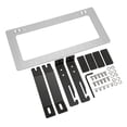 thumbnail image 2 of License Plate Mount Bracket, Aluminium Alloy Rustproof Stable  License Number Plate Frame  For Automotive Silver, 2 of 8