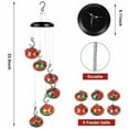 thumbnail image 3 of Sltwyw Hummingbird Wind Chimes Glass Garden Decor - Outdoor Metal Chime with Glass Feeders for Patio Yard, Weatherproof 2025 Design, 3 of 6