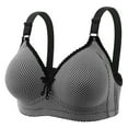 thumbnail image 2 of YHAJDS Women's Seamless Comfortable Daily Bra， Women's Bras Underwire E Cup Plus Size Lightly Padded With Side Support, 2 of 3