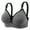 Black BK38, variant on Womans Bra Women Underware Gathered No Underwire Bras Solid Color Fashion Thin Brassiere Loose Everyday Wear Beige 42