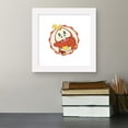 thumbnail image 3 of Gallery Pops Pokemon - Fuecoco Sparkle Badge Wall Art, White Framed Version, 12" x 12", 3 of 5