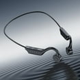 thumbnail image 4 of openpig Bluetooth Headset, Bone Conduction Headphones, Bluetooth 5.0 Open Ear Headphones, Wireless Headphones 11H Playtime, Sport Headphone Suitable for Running,Cycling, Outdoor Sports Black, 4 of 4