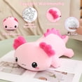 thumbnail image 3 of Juguete de peluche SQEQE con peso para axolotl rosa, 60 cm, para niños y adultos, 3 of 9