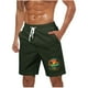 thumbnail image 1 of Pantalones Cortos Casuales para Hombre Imprimir con Bolsillos Pantalones de Playa de Cintura Elástica, Pantalones Cortos de Cintura Elástica para Hombre, 1 of 5