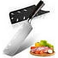 thumbnail image 2 of 7 inch butcher knife Forged high carbon German HC steel Stainless steel vegetable kitchen knife for home and kitchen with ergonomic handle, 2 of 7