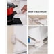thumbnail image 2 of Billuyoard Cepillo de limpieza, portátil, giratorio, plegable, para mascotas, reemplazo de pelo, suelo de baño, techo, cepillos de baño, Suministros de limpieza para el hogar Azul, 2 of 6