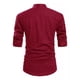 thumbnail image 2 of Camisa Cuello Mao Manta Hombre Casual Slim Fit Manga Larga, 2 of 4