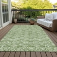 thumbnail image 6 of Addison Rugs Chantille Indoor/Outdoor Transitional Circles Green Washable Rectangle Rug, 5' x 7'6", 6 of 6