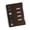 Coffee, variant on Cozival 5-Subject Spiral Notebook, A5 College Ruled 240 Pages with Color Dividers and Plastic Cover, for Office and Home, Brown