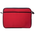 thumbnail image 3 of 9.45" Red Neoprene Carrying Bag with Shoulder Strap plus accessory pocket, 3 of 5