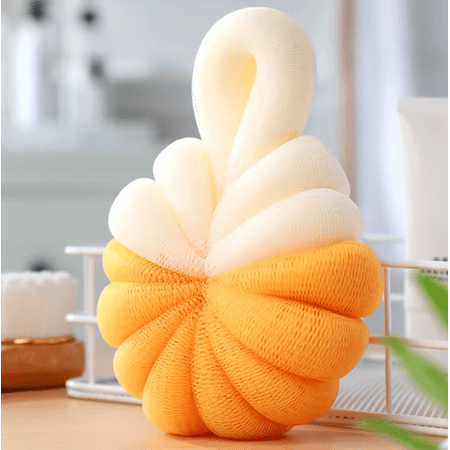 Exfoliating Body Scrub Sponge - Orange
