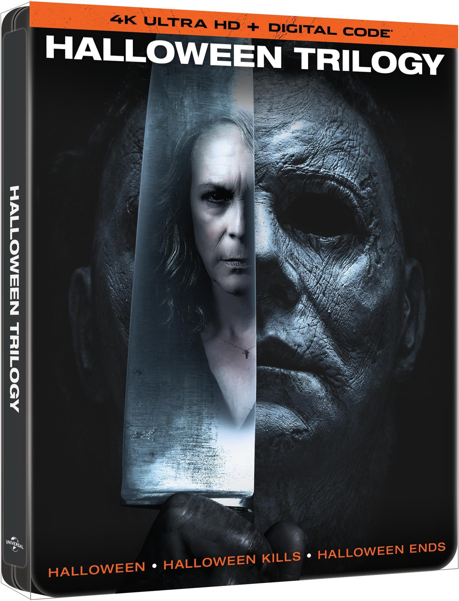 Halloween Trilogy (Walmart Exclusive) (Steelbook) (4K Ultra HD + Blu-ray + Digital Copy), Horror, Universal