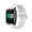 B, variant on Gray Silicone Sport Watch Band Compatible with ID205L Smartwatch 19mm Sweat-Proof Breathable Durable Quick-Release Replacement Strap Accessory G