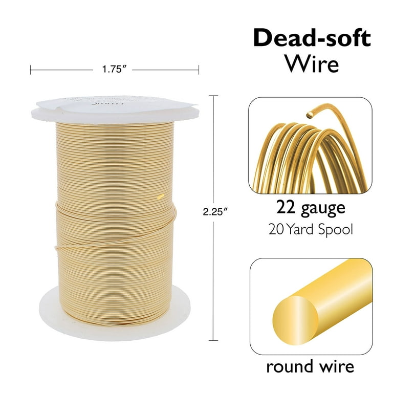 bead smith 22 gauge gold wire, wire elements, jewelry wire, gold wire, 22  gauge wire, wire