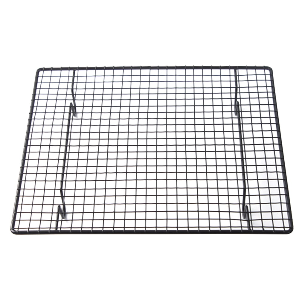 Laileya Carbon Steel Wire Grid Cool Rack BBQ Cake Cooling Shelf Nonstick Pie Bread Cake Baking Tray 