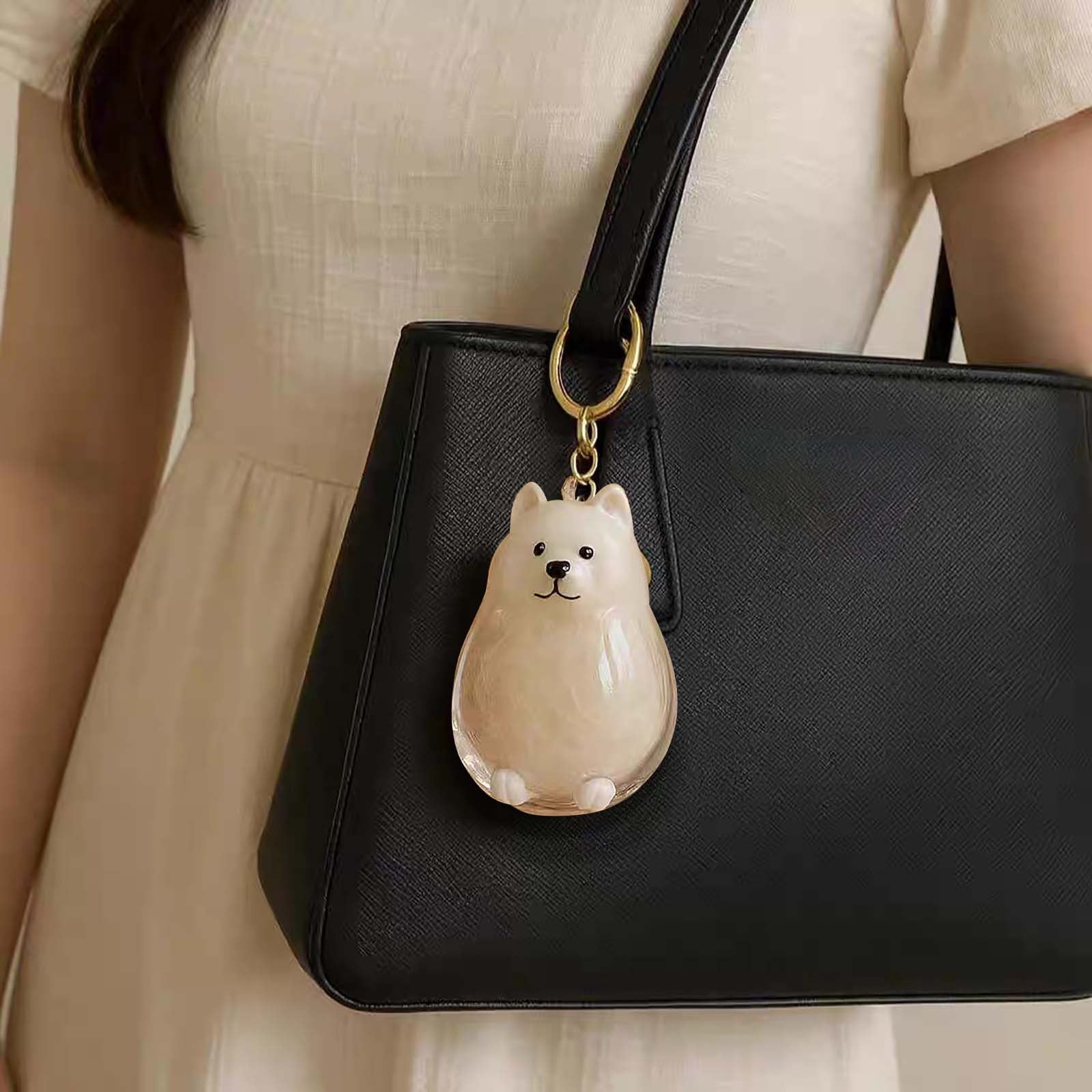 Rkxzt Puppy Pendant,Transparent Pet Keepsake Box with Cute Dog Pendant Decorative Storage for Mementos and Jewelry ecoration Ornaments|Acrylic
