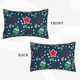 thumbnail image 2 of Sikiie Christmas Print Plush Pillow Cover, Wrinkle-proof and Stain-resistant Pillow Protector without Pillow Core, Home Decoration-20"x30", 2 of 6
