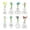 A005- Multicolor (Style C 8 Piece Set), variant on Refrigerator Magnets 8 Pack Mini Glass Vase with Artificial Flowers Decorative Fridge Magnets for Kitchen Decor Office Desk Gifts, Faux Flowers in Vase Magnetic Accent for Locker