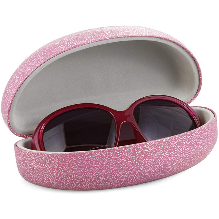 Kate Spade Pink Green Hard Shell Glasses Case