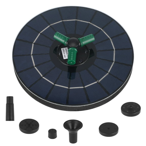FELTECHELECTR 1 Set Solar Pond Fountain 18 00X18 00X6 00Cm For Outdoor Use In Gardens