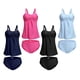 thumbnail image 3 of 2pcs Corta con Triangulares Tankini de Ropa de Mujer - SG Salvador Traje de baño de Tankini de las mujeres, 3 of 10