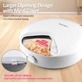 thumbnail image 4 of Comedero automático para gatos GAMKII para alimentos húmedos y secos con 2 bolsas de hielo, 4 of 7