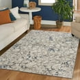 thumbnail image 4 of Livigno 1240 Transitional Marbled Blue Polypropylene Area Rug 3'3" x 4'11", 4 of 5