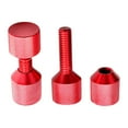 thumbnail image 1 of 1-1/8 Aluminum Flange Two-Hole Pin 1-1/8 Hole Gradient Positioning Pin - red, 1 of 6