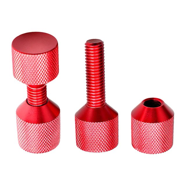 1-1/8 Aluminum Flange Two-Hole Pin 1-1/8 Hole Gradient Positioning Pin Red