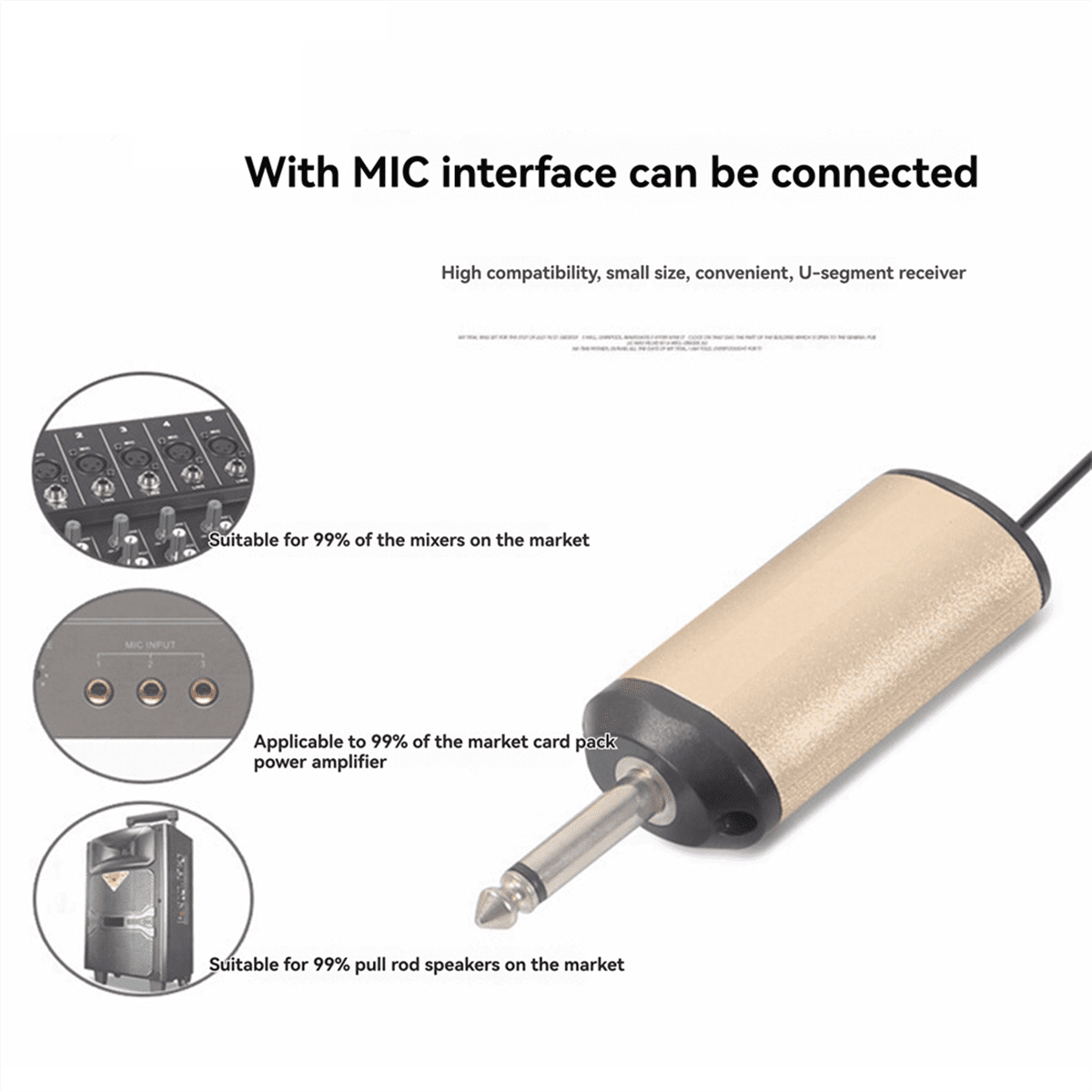 Professional Wireless Microphone Plug and Play KTV Outdoor Audio Mic for Karaoke Singing Dj Microphone