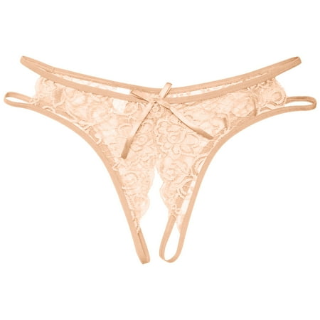 

Pianpianzi Womens Athletic Underwear Seamless Underwear Women Bikini Scalloped Women Thong Panties Pack Women s Sexy Lace Underpants Open Crotch Panties Low Waist Briefs Underwear