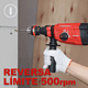 thumbnail image 5 of Rotomartillo electroneumático BLOOSOM Pro920 negro y rojo 800W 110V, 5 of 7