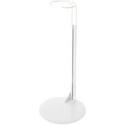 Plymor DSP-15W White Adjustable Doll Stand, fits 25, 26, 27, 28, 29, 30, 31, 32, 33, and 34 inch Dolls, Waist is 3.75" - 5" wide, 11" - 13" around, Pack of 6