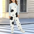 thumbnail image 7 of Generic Teen Girl Cow Overalls Adjustable Straps Wide Leg Casual Jumpsuit Onesie, 7 of 7