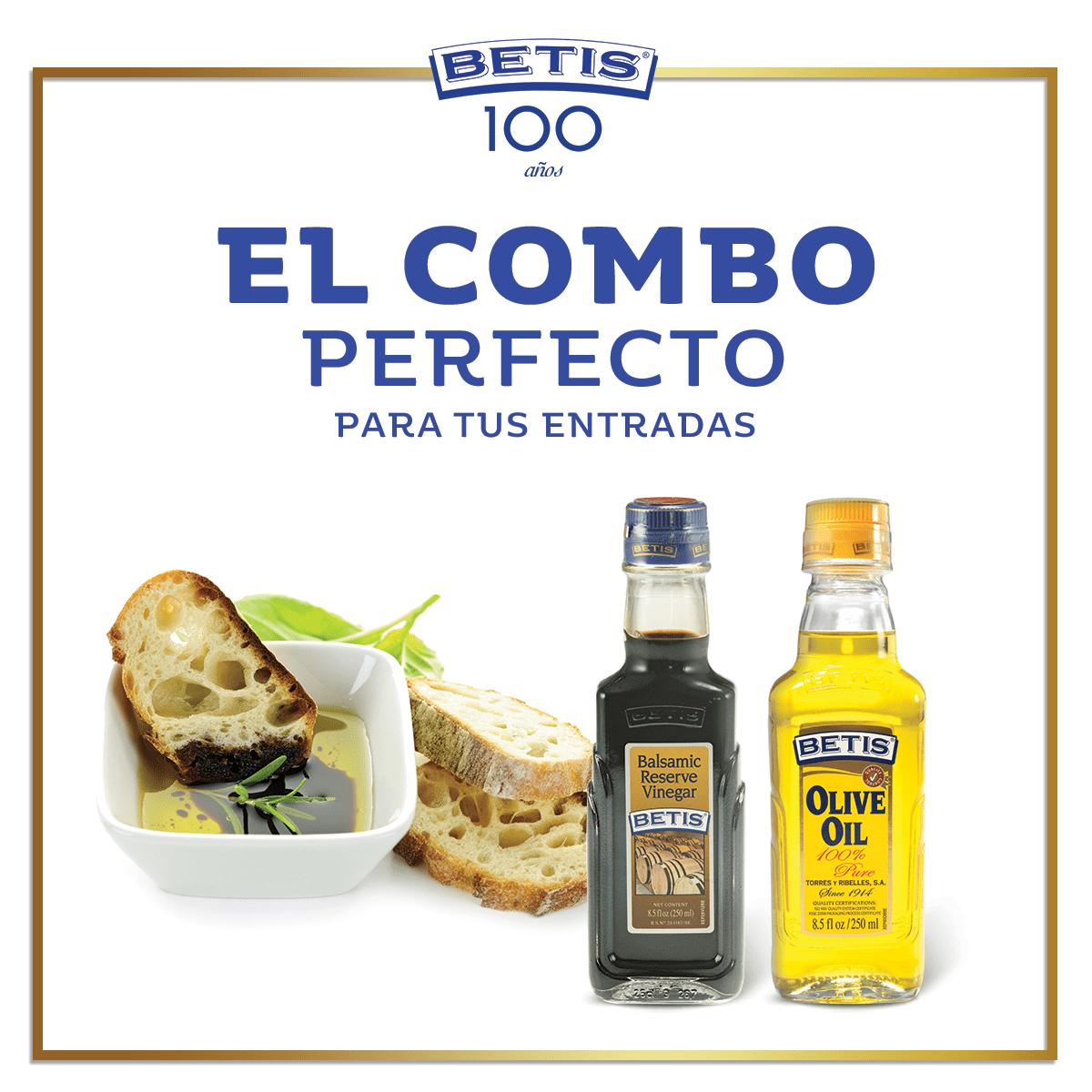 Betis Spanish Olive Oil, 100% Pure 8.5 fl oz