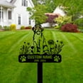 thumbnail image 2 of Handmadetneonsign Portuguese Water Dog Memorial Metal With Stake, Dog Stake Metal Name Sign Stake, Garden Metal Stake Decor 58940, 2 of 4