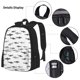 thumbnail image 3 of Balery Cute Shark Mochila escolar 3 en 1 para niños: mochila resistente con lonchera térmica y estuche para lápices. Mochila escolar para niños y niñas., 3 of 7