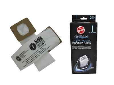 9 Hoover Type I #AH10005 Platinum Canister Vacuum Cleaner Allergen HEPA Bag 