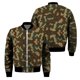 thumbnail image 3 of Chaqueta con cremallera y estampado de camuflaje para hombre, chaqueta clásica con estampado 3D de manga larga, informal, de gran tamaño, para primavera y otoño, 3 of 5