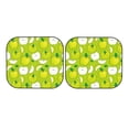 thumbnail image 7 of Xecao Green Apple for Foldable Car Sun Shades (2-Pack) offer sun protection with an easy-fold design for convenient windshield shading., 7 of 7