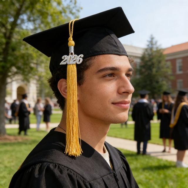 BotaniNest Graduation Tassel Keepsake With Elegant Charm For Cap And Commencement Celebration