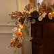 thumbnail image 5 of Guirnalda otoñal de Halloween Valery Madelyn de 6 pies con luces en forma de calabaza, 5 of 6