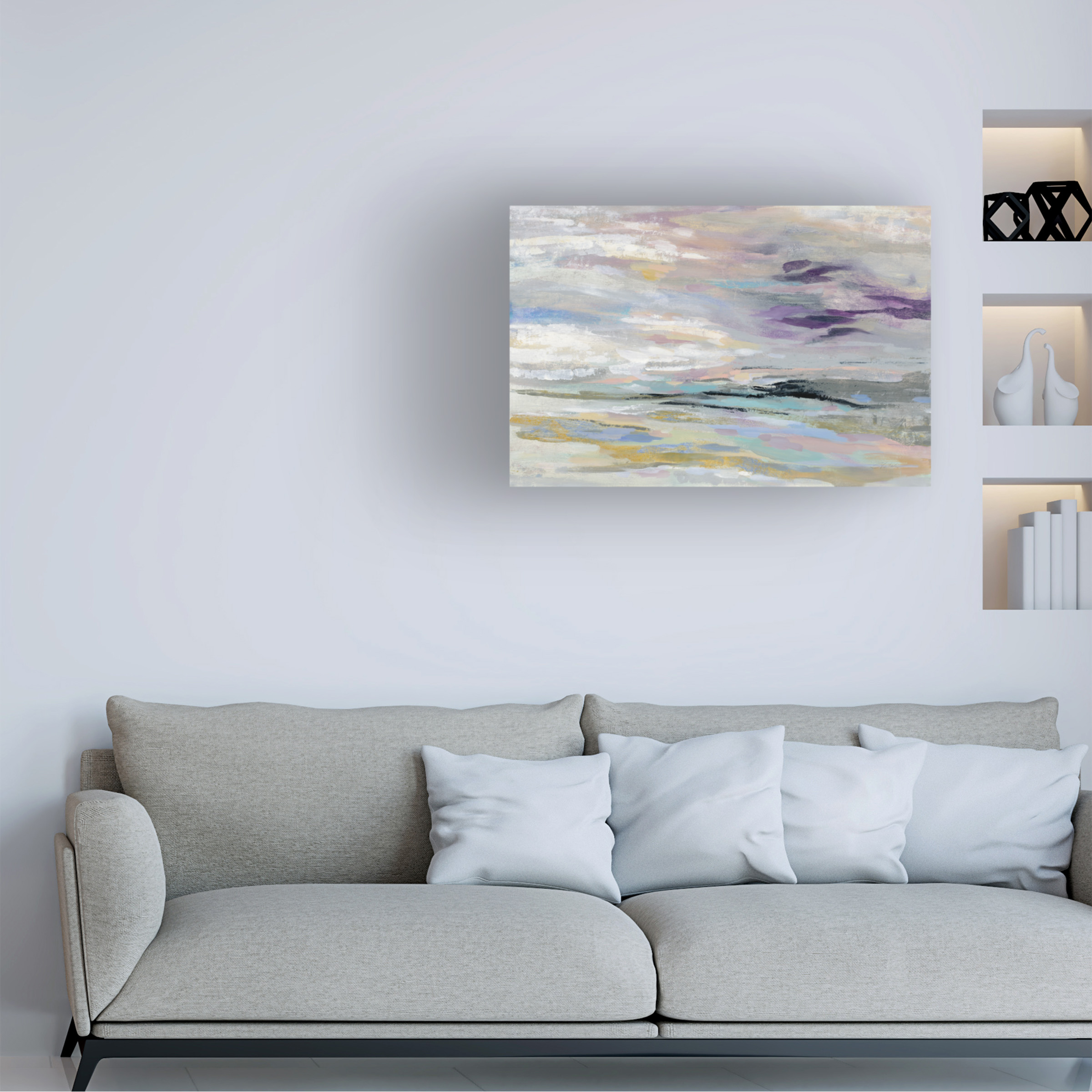 Trademark Fine Art Landscape Canvas Art ' Sea And Sky ' by Silvia Vassileva