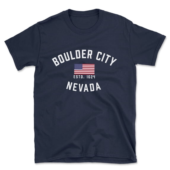 Boulder City Nevada Patriot Men's Cotton T-Shirt